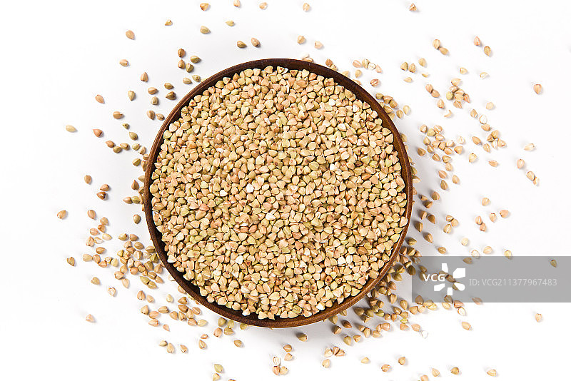 白色背景上的荞麦图片素材