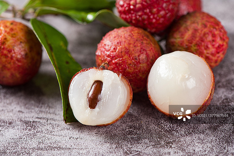 新鲜水果荔枝图片素材