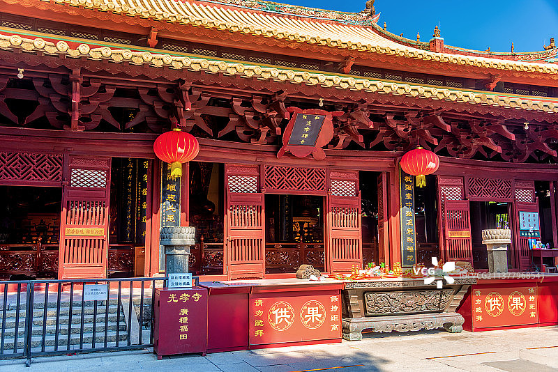 中国广东广州光孝寺大雄宝殿图片素材