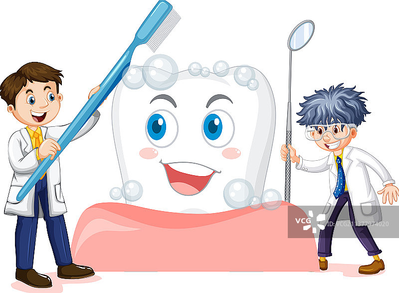 牙医用牙刷刷牙图片素材