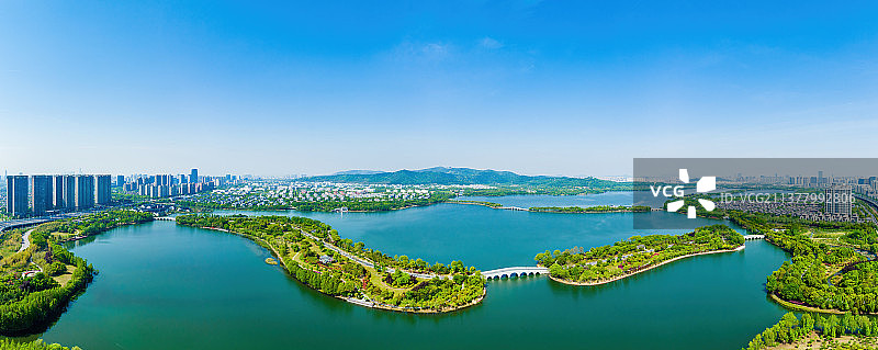 江苏苏州石湖景区航拍图片素材