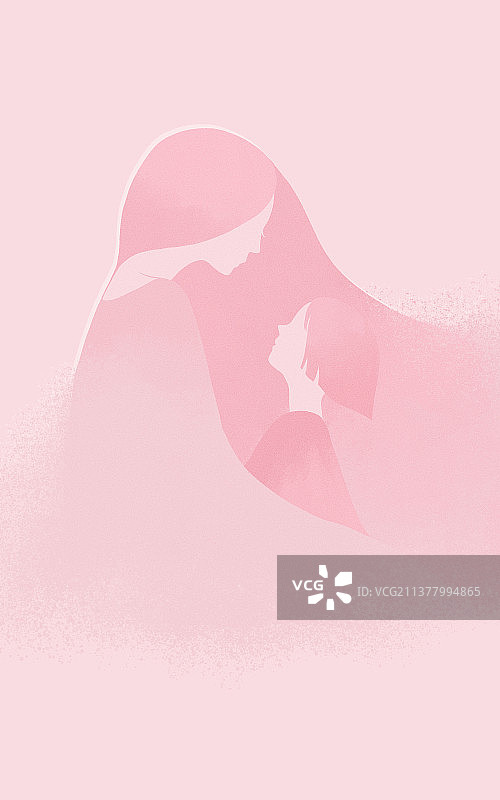 母女亲情亲子关系图片素材