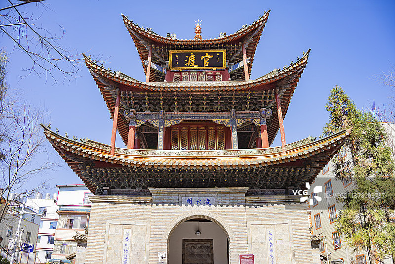 中国云南昆明官渡古镇图片素材