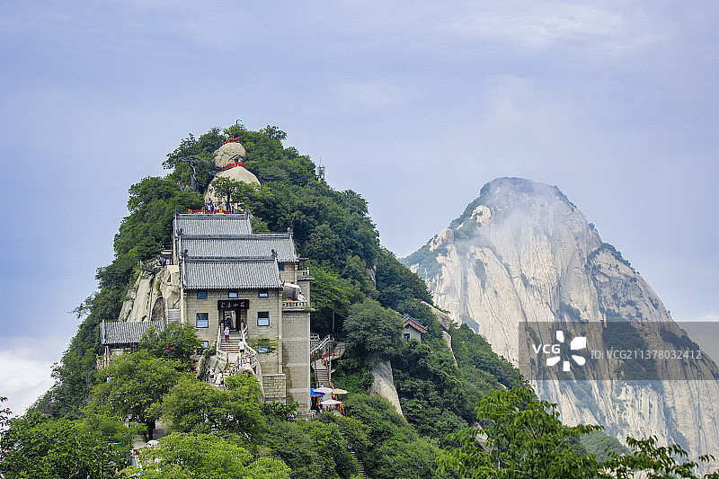 华山北峰风光图片素材