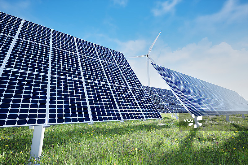 风力发电，太阳能，光伏，储能，能源，碳中和图片素材