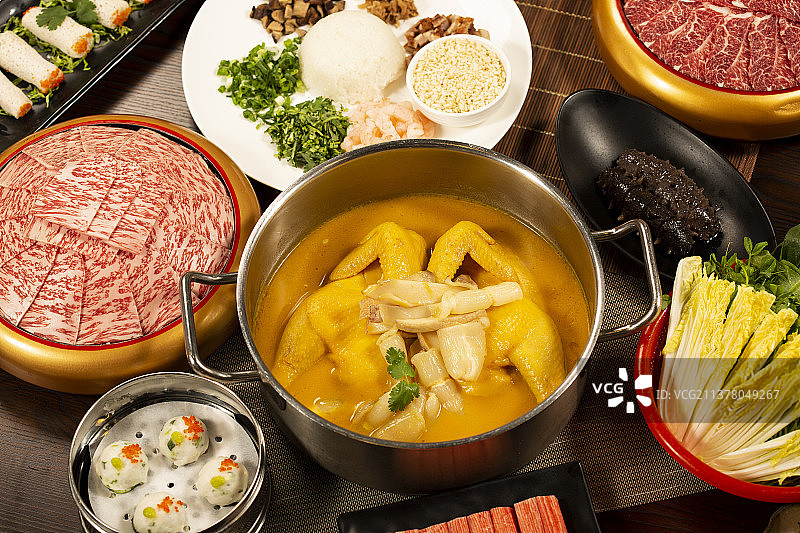 花胶鸡火锅图片素材
