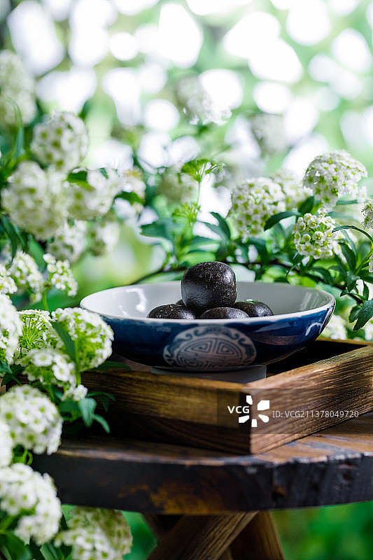 黑芝麻丸图片素材