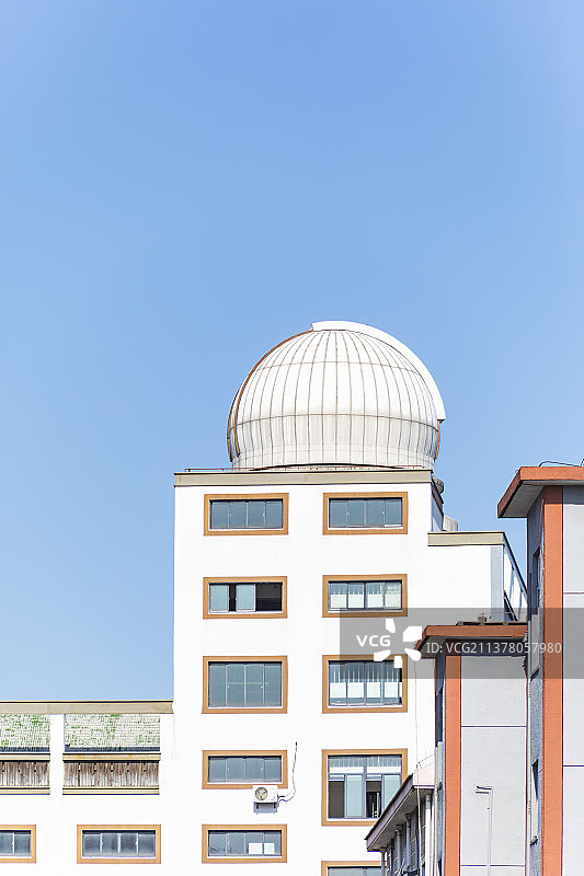 建筑外立面教学楼蓝天图片素材