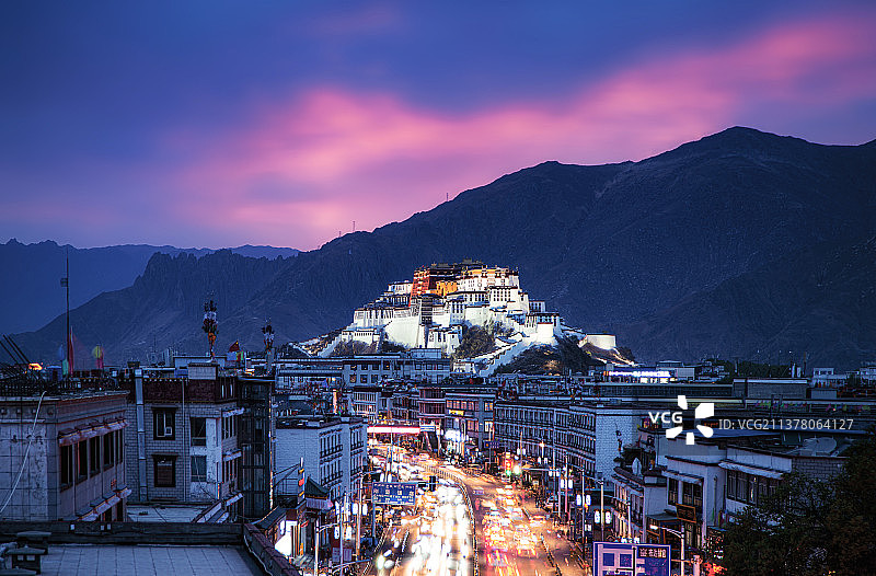 回到拉萨，回到布达拉图片素材