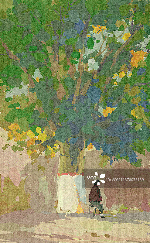 农村写生图片素材