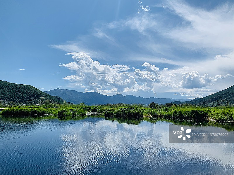 泸沽湖走婚桥图片素材