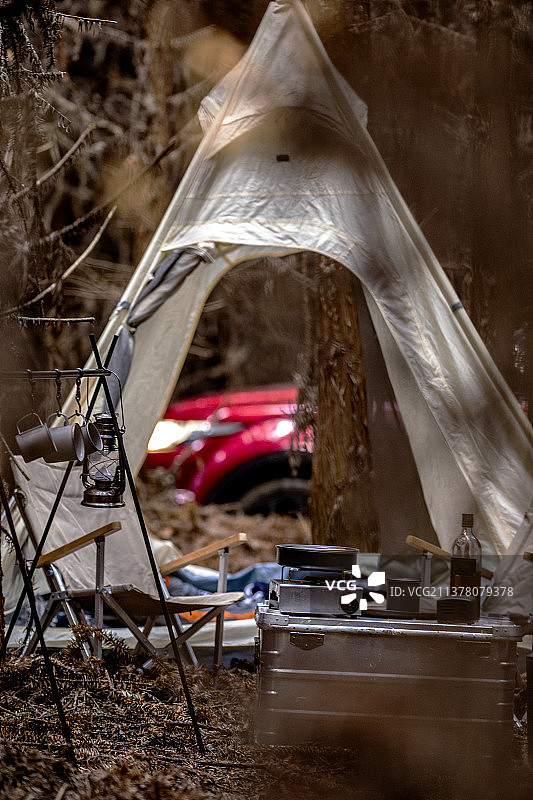 户外露营装备图片素材