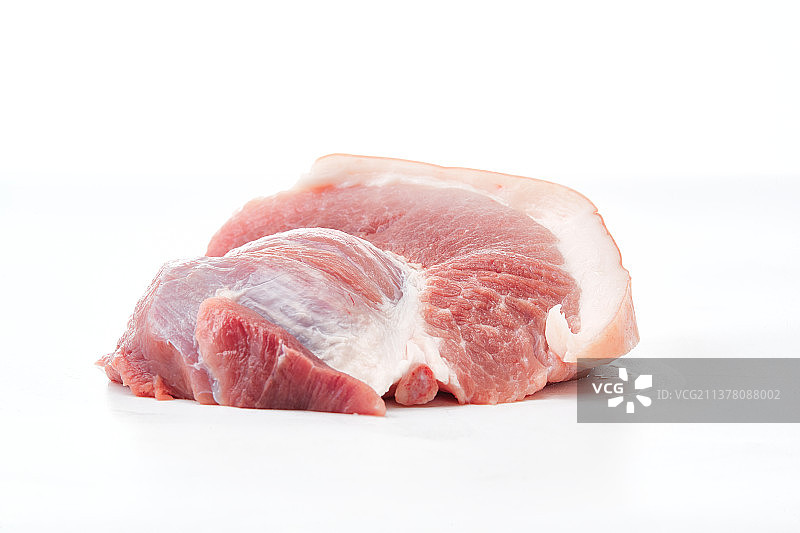 检疫合格的屠宰生鲜猪肉图片素材