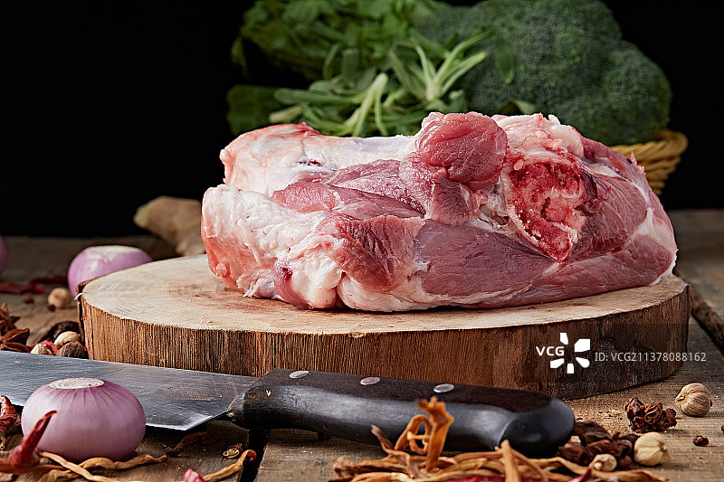 生鲜猪肘子图片素材