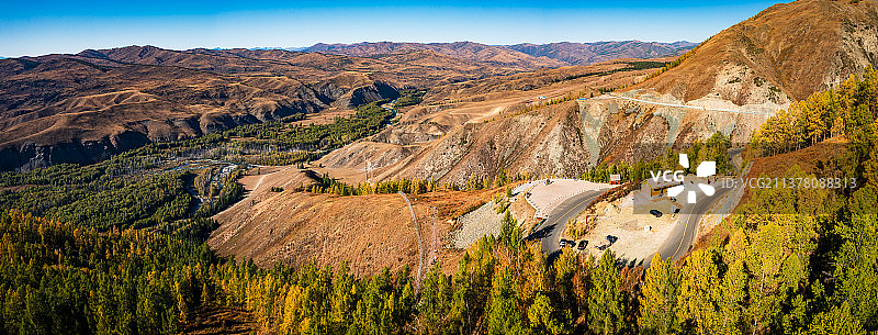 新疆阿勒泰中哈边界大峡谷旅游景点自然风光图片素材