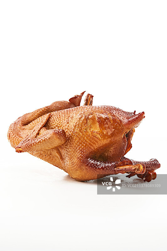 中餐美食熏酱烧鸡图片素材