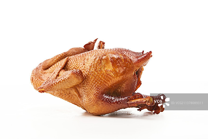 中餐美食熏酱烧鸡图片素材