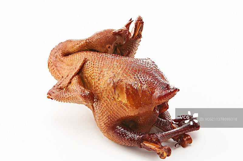 中餐美食熏酱烧鸡图片素材