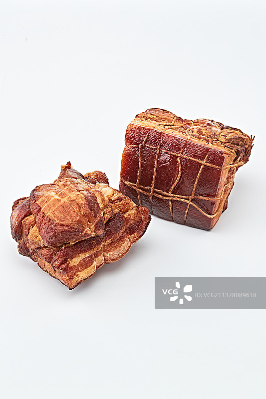 柴沟堡熏肉（烟熏五花肉）图片素材