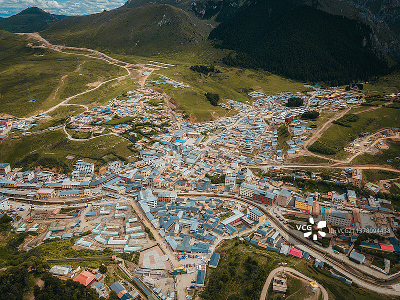 甘南 拉不楞寺 桑科草原 郎木寺图片素材