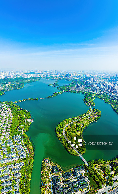 江苏苏州石湖景区航拍图片素材