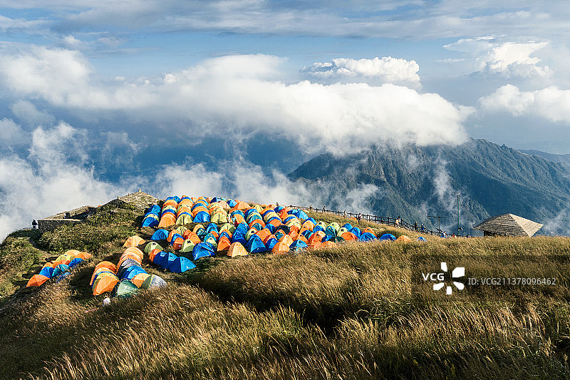 武功山金顶图片素材