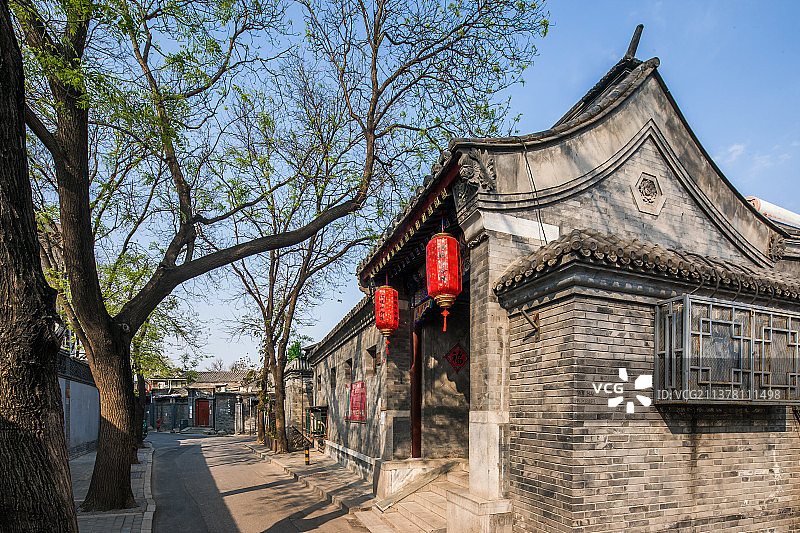 北京胡同图片素材