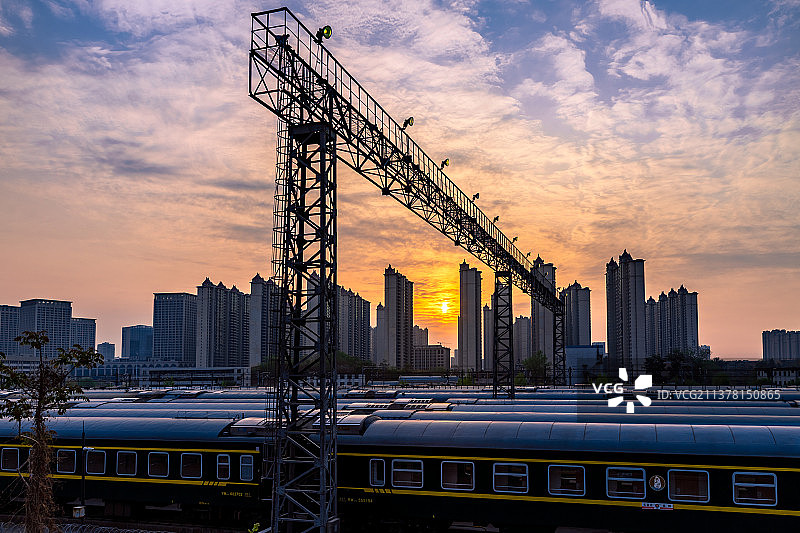 北京铁路局石家庄客运段编组站图片素材