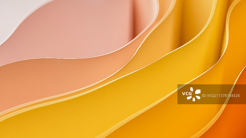 色彩鲜艳的花型纸艺图片素材