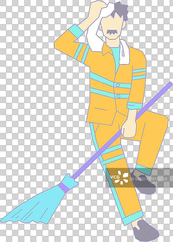 劳动者环卫工人图片素材