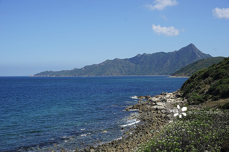 香港西贡 塔门岛（草洲）海上花开图片素材