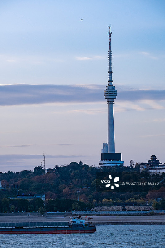 武汉龟山电视塔图片素材
