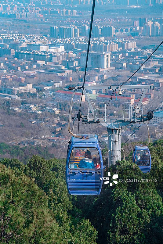 旅游景区的索道图片素材