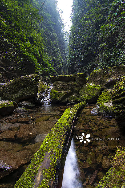 湖南湘西古丈县坐龙峡图片素材