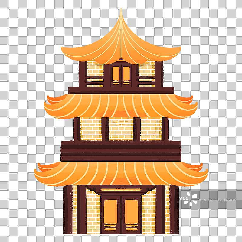 传统木楼建筑图片素材