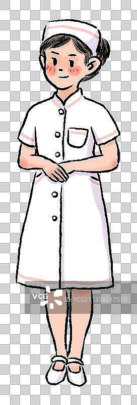 护士人物职业元素图片素材