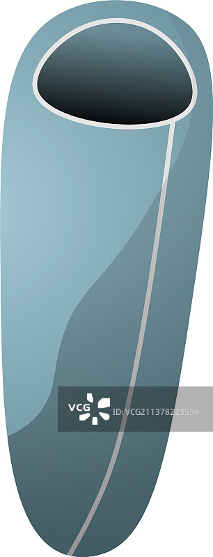 现代棉质睡袋，适合露营登山图片素材