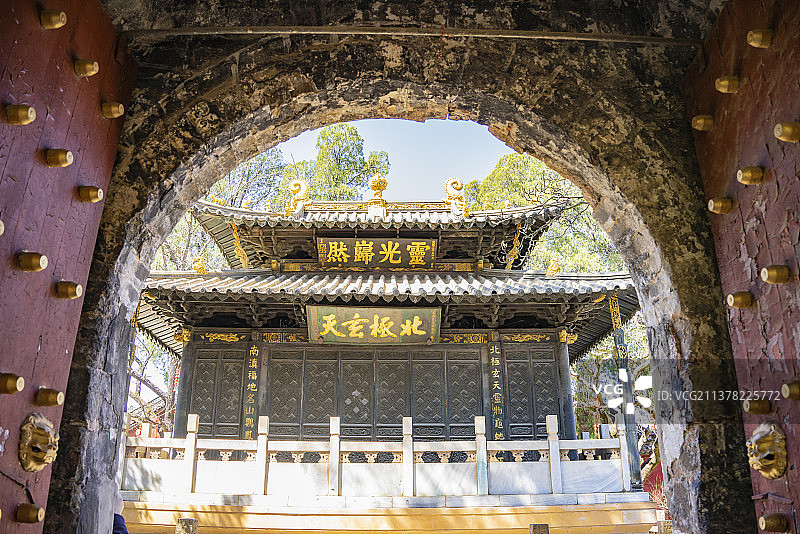 中国云南昆明金殿图片素材