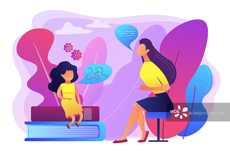 语音治疗概念图片素材