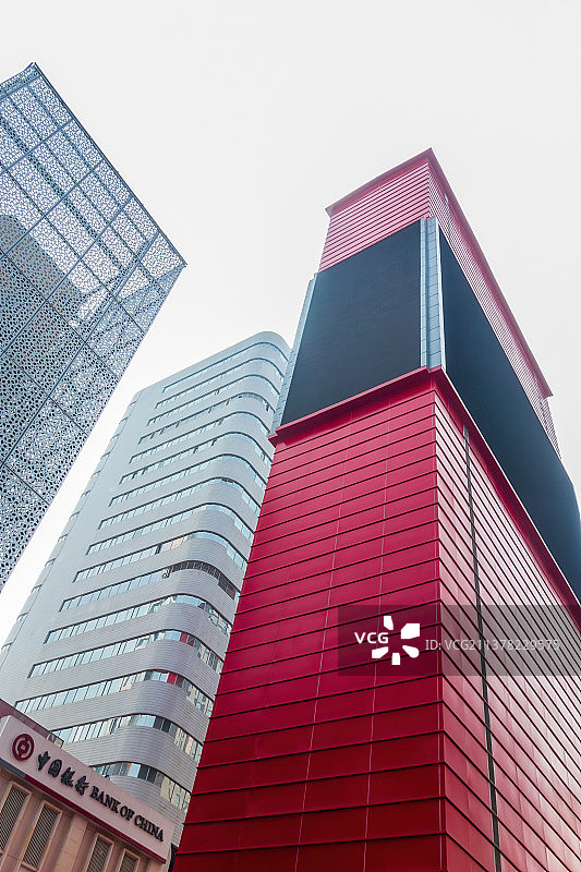 商业街建筑图片素材