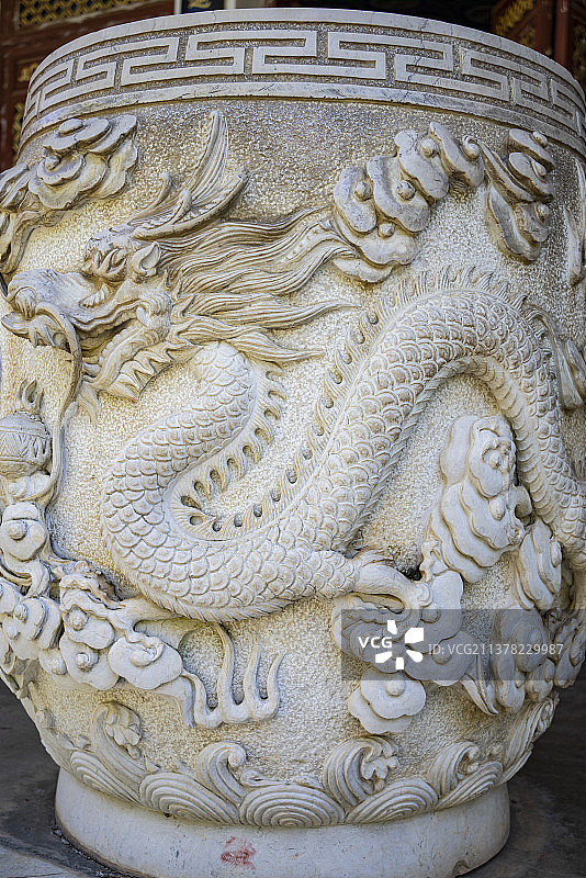 中国云南昆明金殿雕龙图片素材