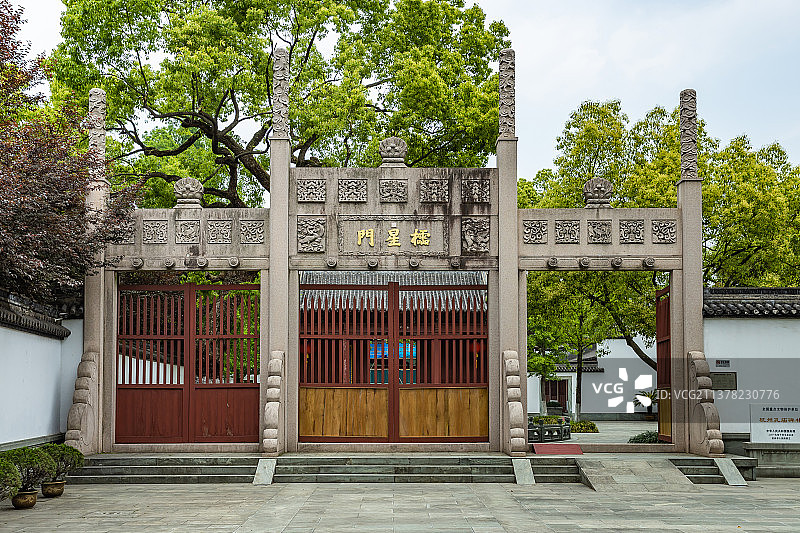 杭州孔庙棂星门图片素材