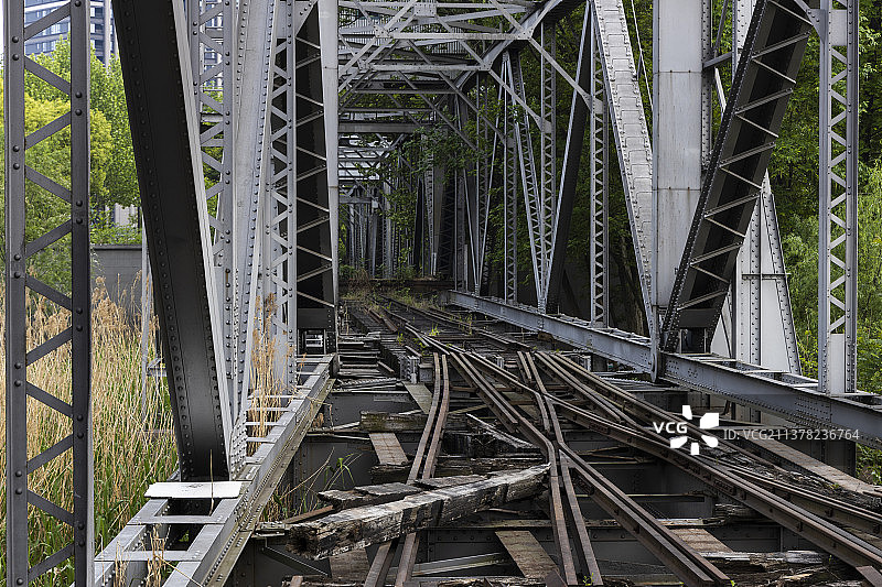 铁路轮渡栈桥遗址图片素材