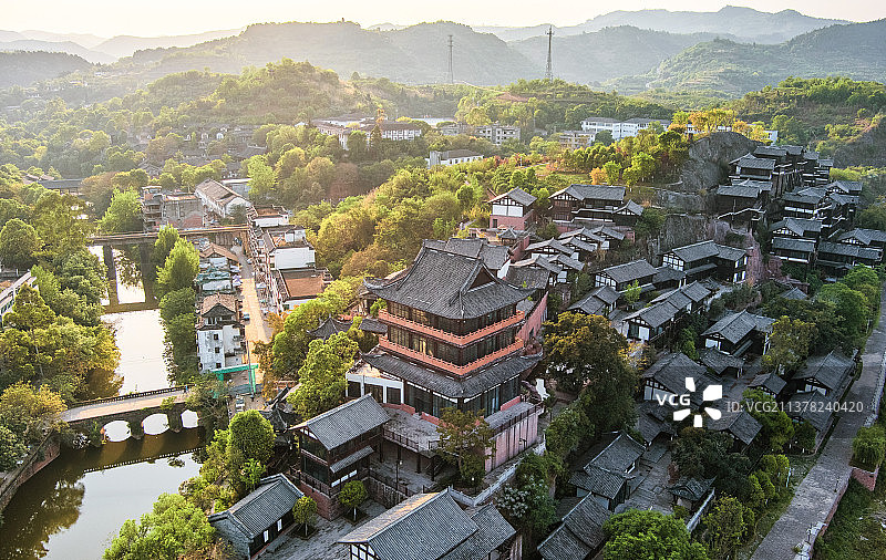金堂五凤村图片素材