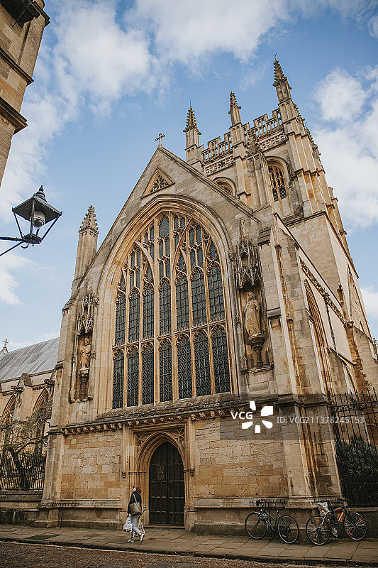 英国牛津大学墨顿学院建筑图片素材