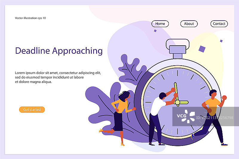 截止日期临近网站模板图片素材