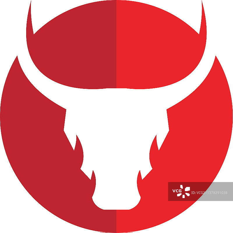 金牛座标志模板图标设计图片素材