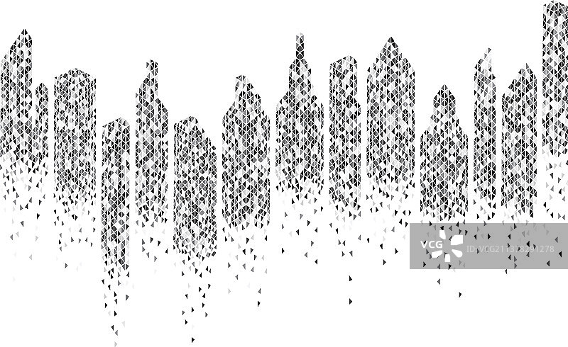 城市天际线背景图片素材