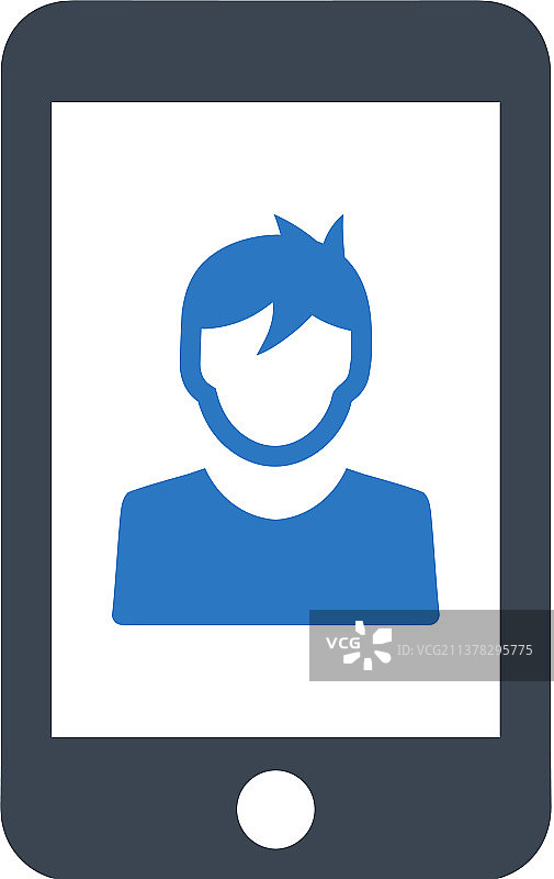 移动登录账户图标图片素材