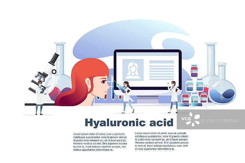 透明质酸注射医用注射器图片素材